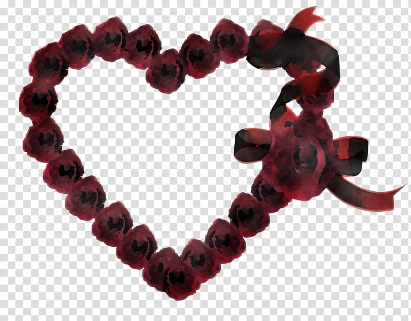 bracelet red jewellery bead jewelry making, Heart, Ruby, Gemstone transparent background PNG clipart