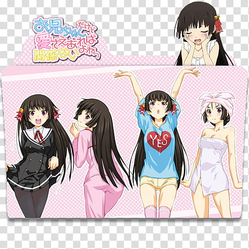 ANIME ICO  FIX , Onii-chan Dakedo Ai Sae Areba Kankeinai yo ne transparent background PNG clipart