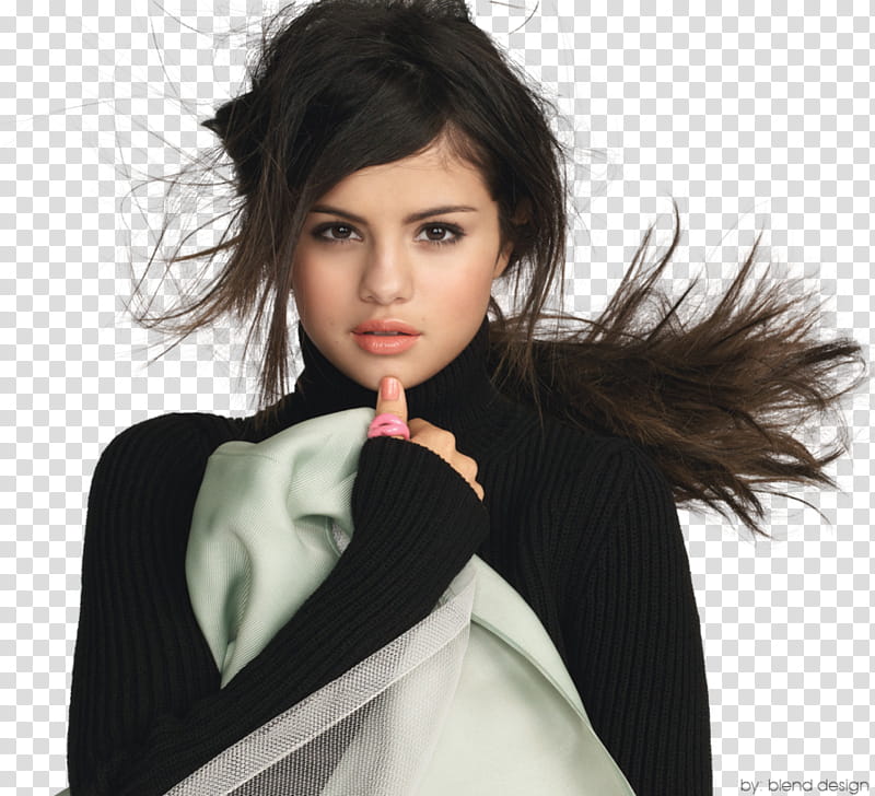 Selena Gomez, Selena Gomez wearing turtleneck sweater transparent background PNG clipart
