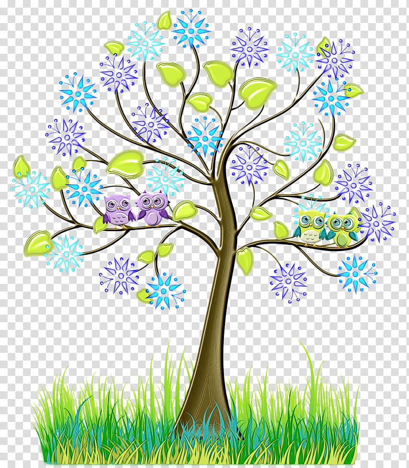 Watercolor Nature, Paint, Wet Ink, Tree, Garden Of Eden, Branch, , Drawing transparent background PNG clipart