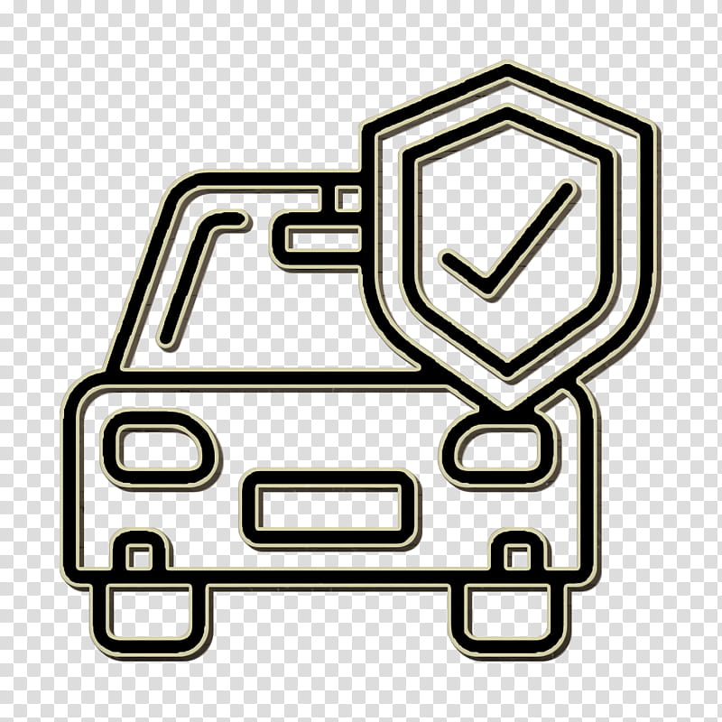 Car icon Insurance icon Car insurance icon, Logo, Symbol, Line Art transparent background PNG clipart