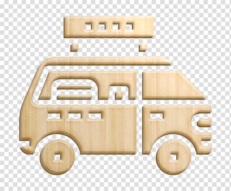Food truck icon Fast food icon Car icon, Transport, Vehicle, Toy, Wood, Beige, Package Delivery transparent background PNG clipart