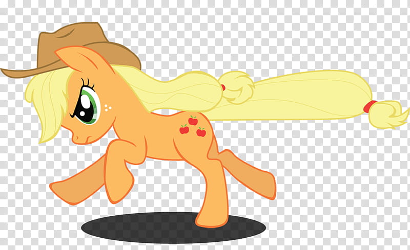 My Little Pony, orange horse illustration transparent background PNG clipart