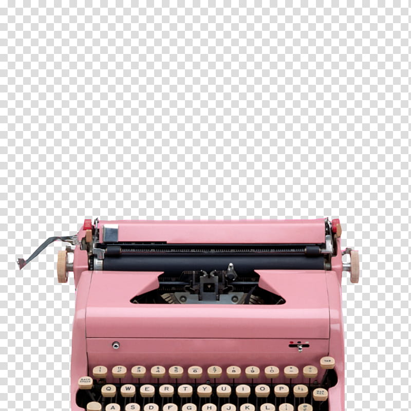 Pink, Typewriter, Royal Quiet Deluxe, Blouse, Victorias Secret, Sleeve, Aesthetics, Writing transparent background PNG clipart