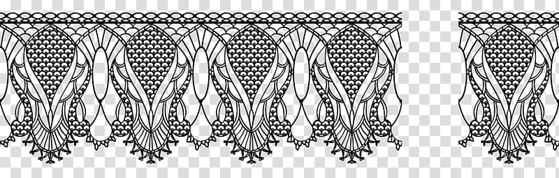 lace brushes, black lace illustration transparent background PNG clipart
