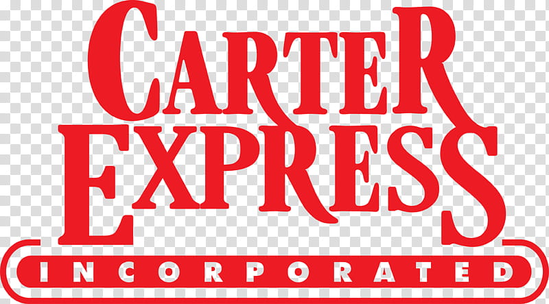 Carter Express Inc Text, Logo, Logistics, Romulus, Michigan, Line, Area, Signage transparent background PNG clipart