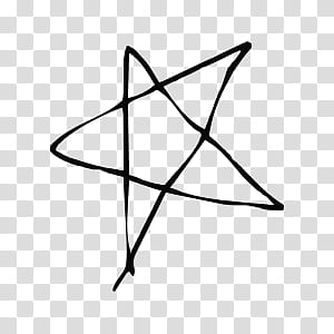 latex s, star sketch transparent background PNG clipart