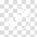 White Symbols Icons, CD, round white illustration transparent background PNG clipart