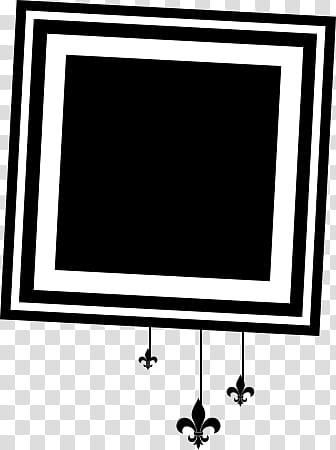 Polaroid V, square black and white box illustration transparent background PNG clipart