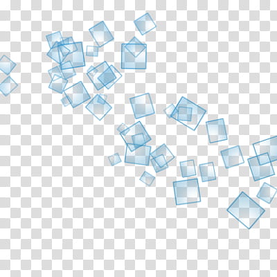 blue squares transparent background PNG clipart