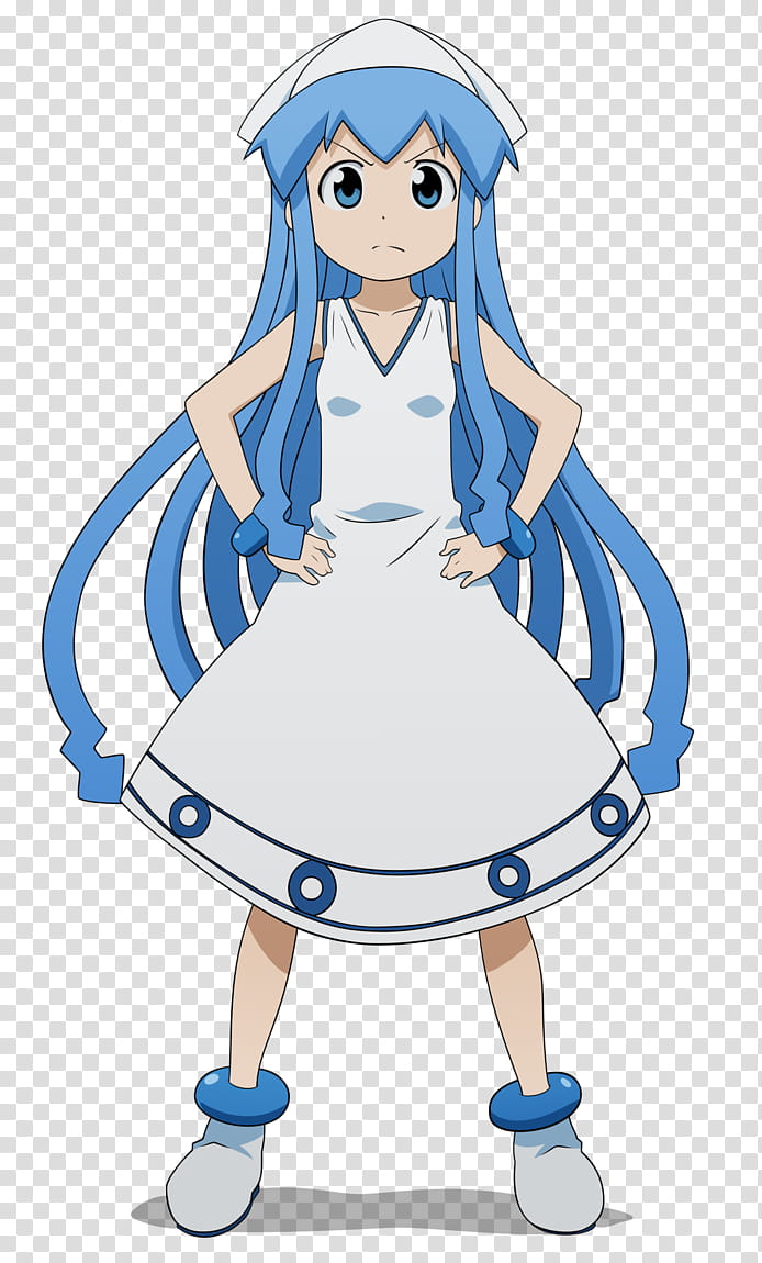 Shinryaku Ika Musume , Ika Musume Squid Girl transparent background PNG clipart