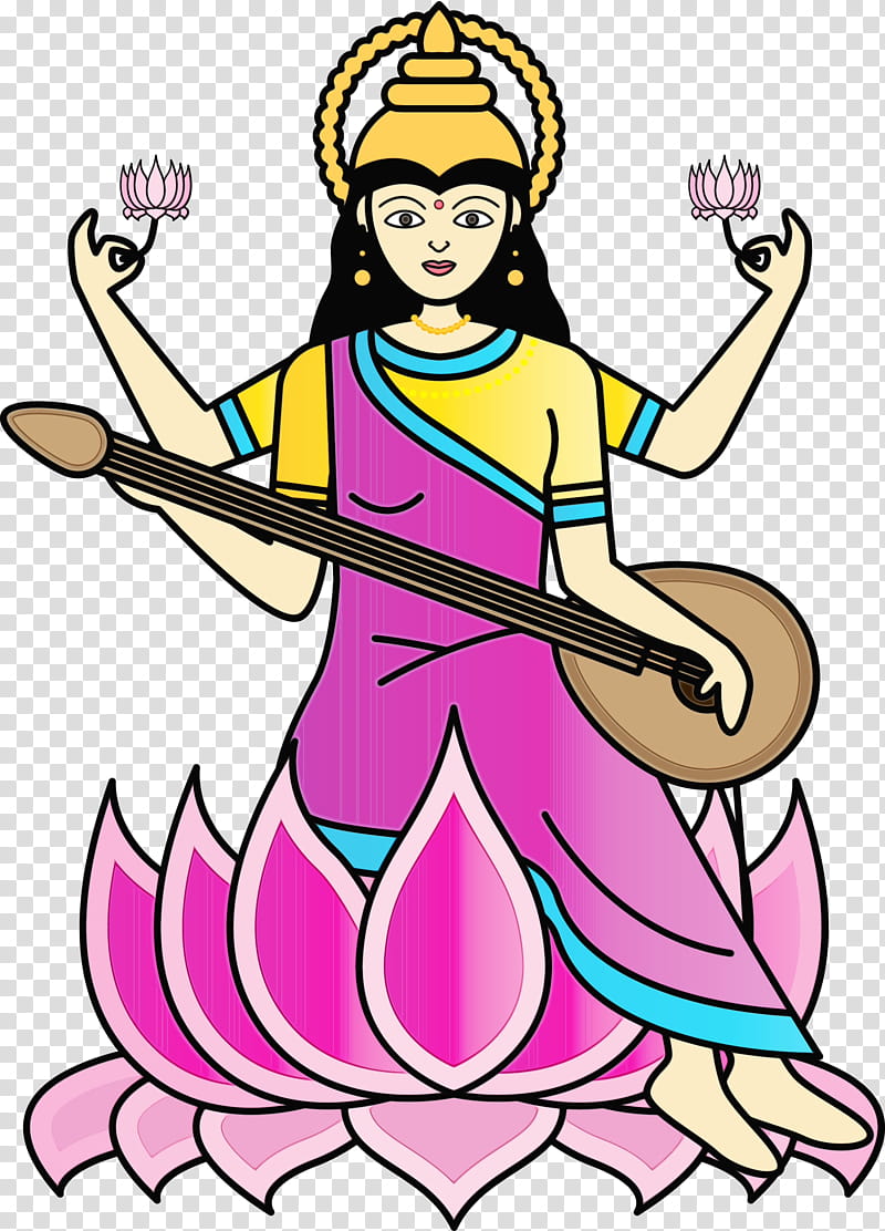 cartoon thumb, Vasant Panchami, Happy Vasant Panchami, Watercolor, Paint, Wet Ink, Cartoon transparent background PNG clipart