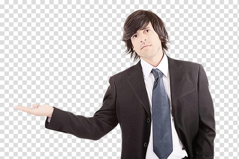 suit white-collar worker standing male gesture, Watercolor, Paint, Wet Ink, Whitecollar Worker, Formal Wear, Businessperson, Gentleman transparent background PNG clipart
