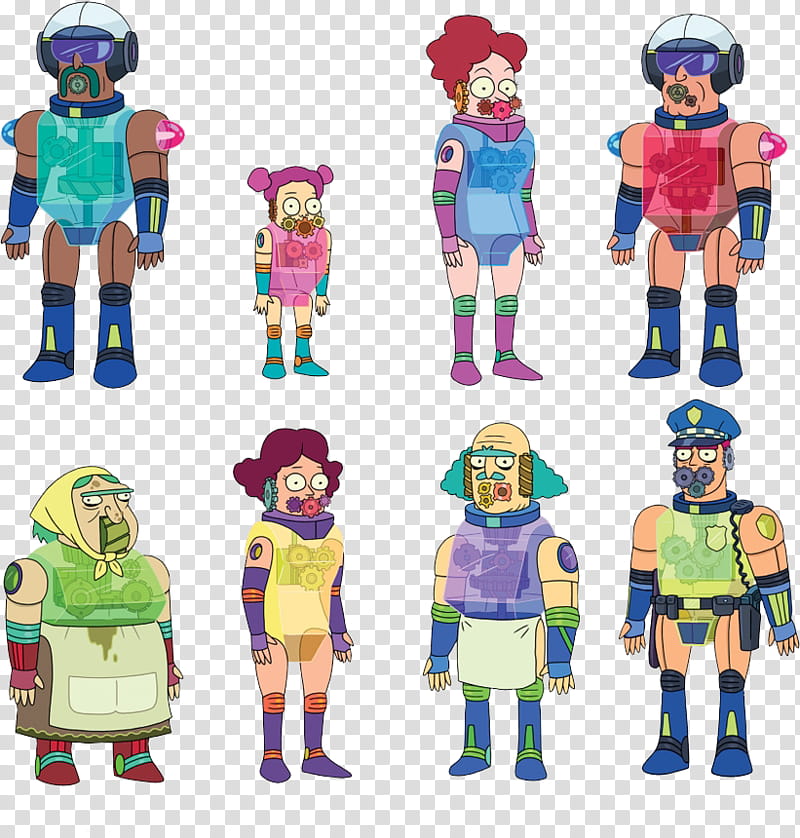Rick and Morty HQ Resource , anime characters illustration transparent background PNG clipart