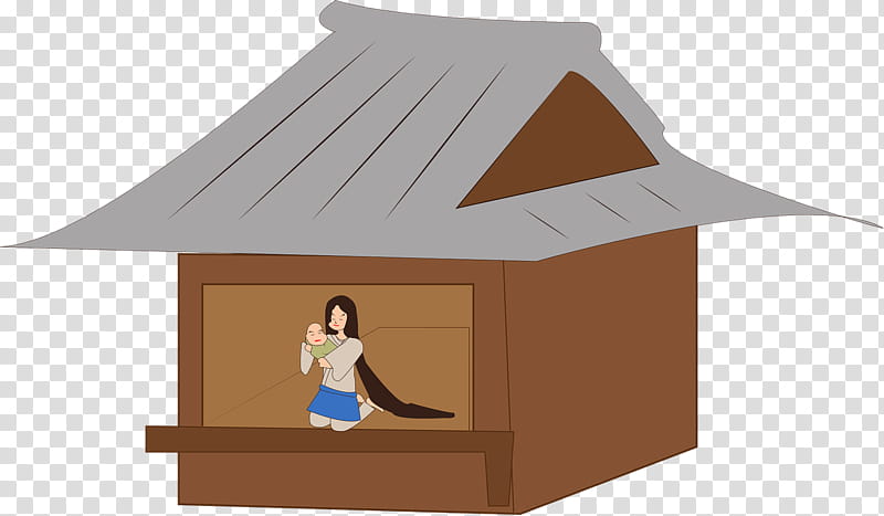 House, Mother, Drawing, Gratis, Doghouse, Roof, Hut, Birdhouse transparent background PNG clipart