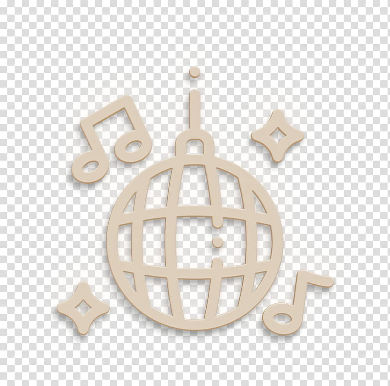 Disco ball icon Disco icon Birthday icon, Cage, Pendant, Beige, Ornament, Metal, Locket, Jewellery transparent background PNG clipart