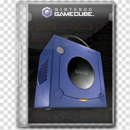 Console Series, Nintendo GameCube console poster transparent background PNG clipart