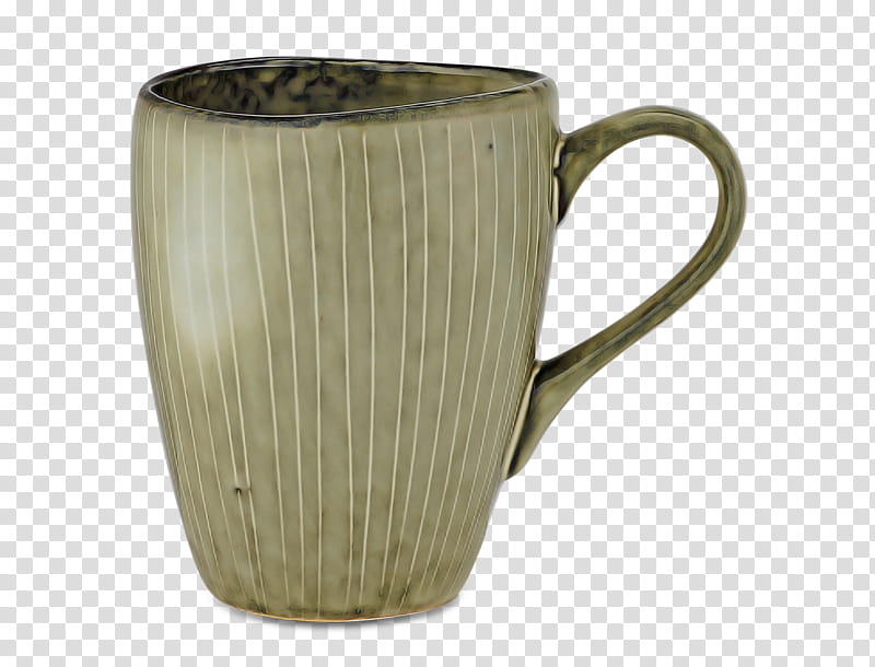 mug earthenware drinkware green tableware, Ceramic, Pottery, Porcelain, Beige, Cup, Serveware, Dishware transparent background PNG clipart