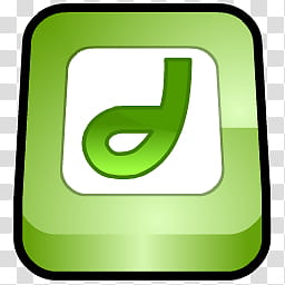 WannabeD Dock Icon age, Macromedia Dreamweaver, square green background illustration transparent background PNG clipart