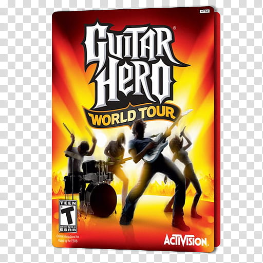 PC Games Dock Icons , Guitar Hero World Tour, Guitar Hero World Tour case transparent background PNG clipart