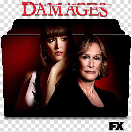 Damages series and season folder icons, Damages ( transparent background PNG clipart