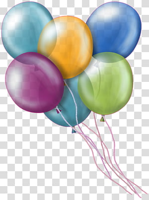 Latex Balloons transparent background PNG cliparts free download