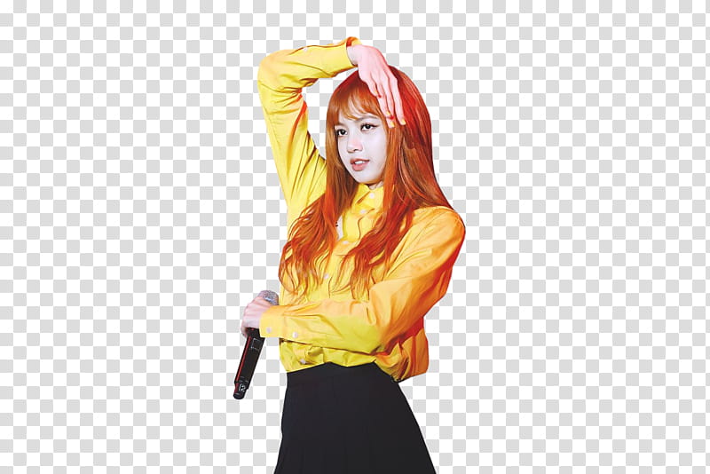 LISA BLACKPINK , female K-Pop artist transparent background PNG clipart