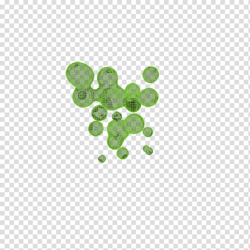 Wireframe Metballs, green illustration transparent background PNG clipart