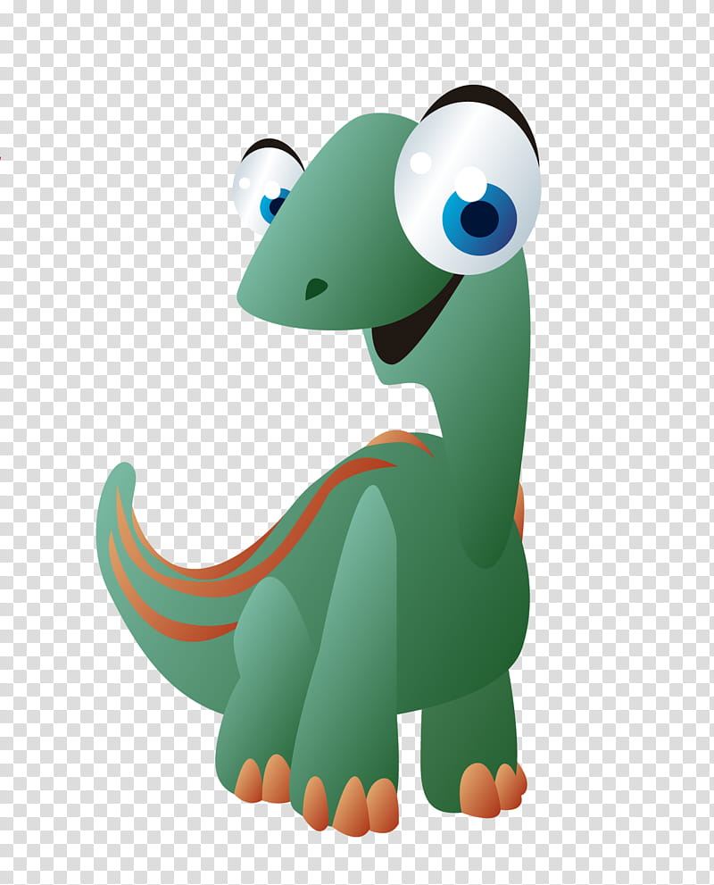 Dinosaur, Jobaria, Muttaburrasaurus, Cartoon, Drawing, Sticker, Green, Reptile transparent background PNG clipart