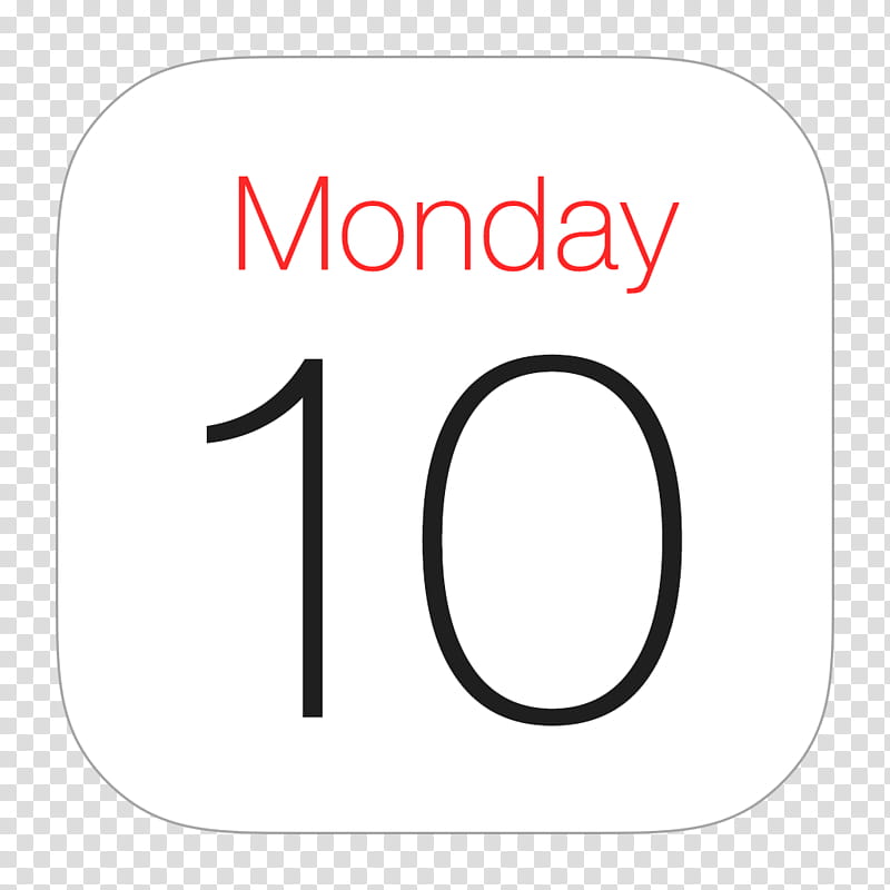 iOS  Icons, Calendar transparent background PNG clipart