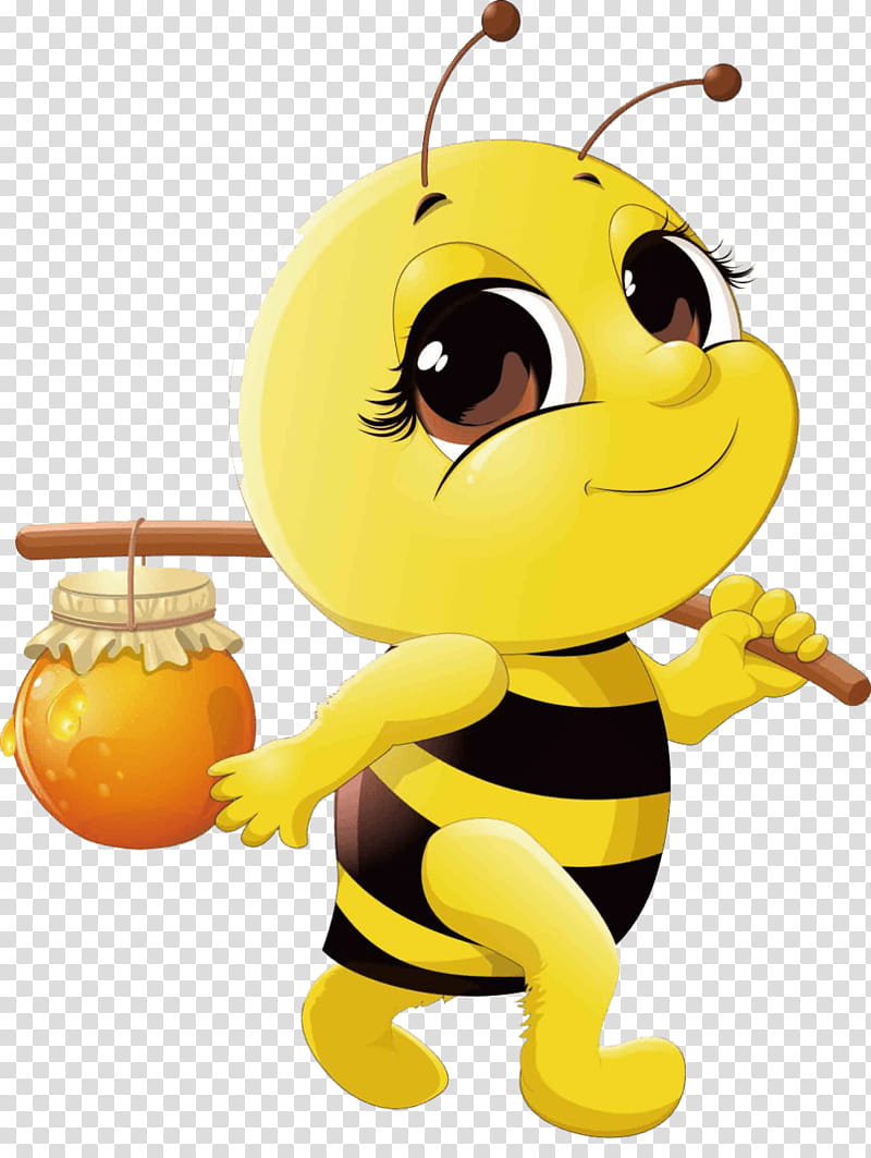 Ladybird, Bee, Western Honey Bee, Drawing, Worker Bee, Cartoon, Queen Bee, Bumblebee transparent background PNG clipart