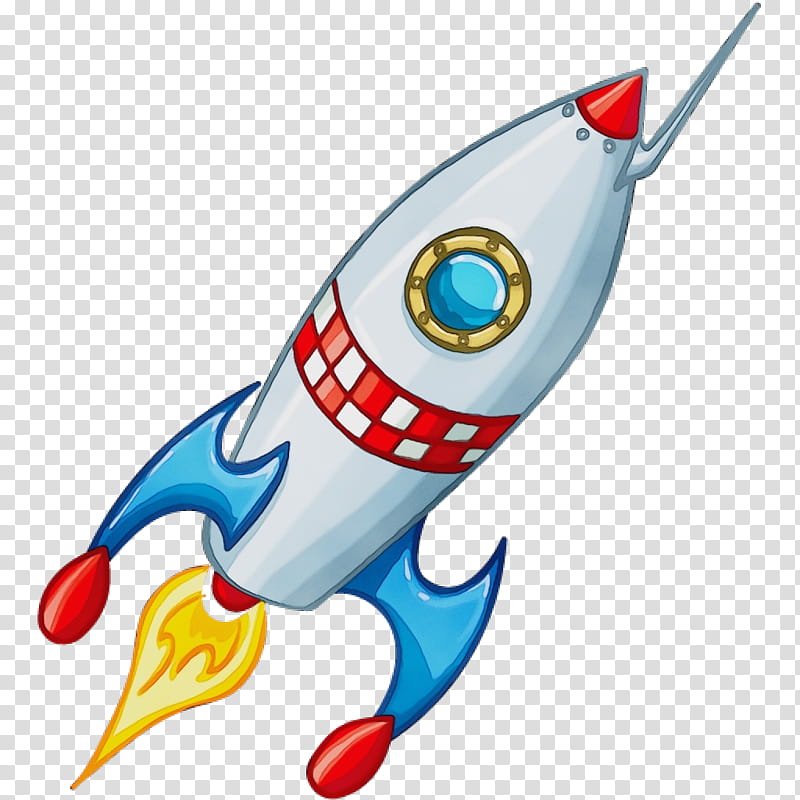 Cartoon Rocket, Watercolor, Paint, Wet Ink, Rocket League, E3 2017, Apple, Game transparent background PNG clipart