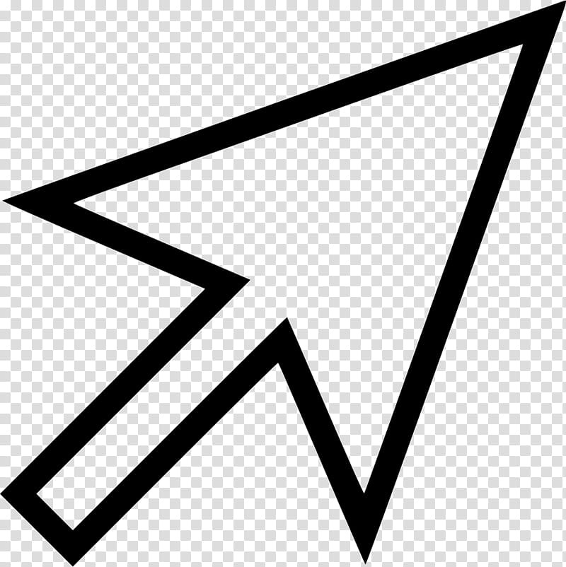 Mouse Arrow, Computer Mouse, Cursor, Pointer, Button, Line, Triangle, Text transparent background PNG clipart