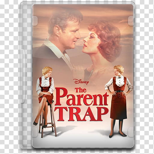 Movie Icon , The Parent Trap (), The Parent Trap DVD case transparent background PNG clipart