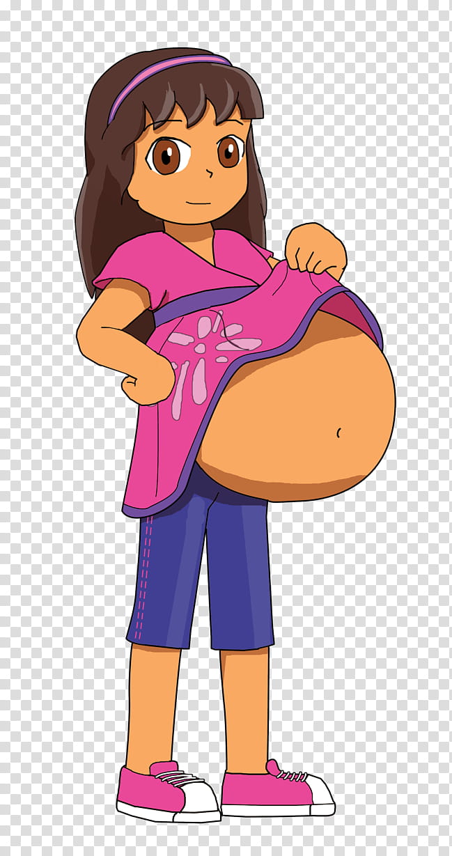 Teenage Dora, pregnant woman illustration transparent background PNG clipart