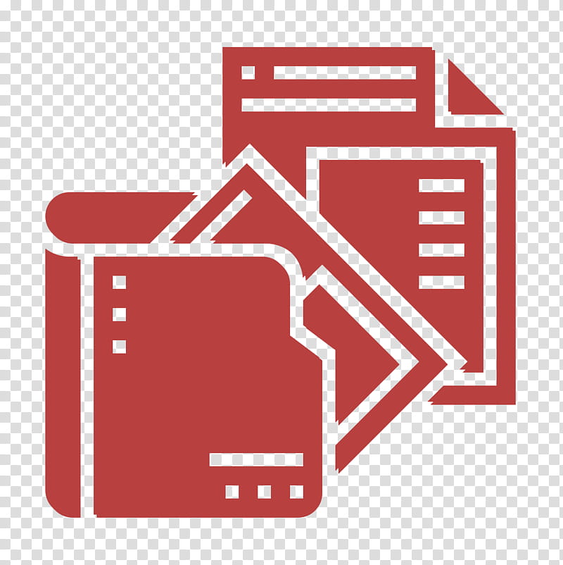 Report icon Business Essential icon Document icon, Red, Line, Logo transparent background PNG clipart