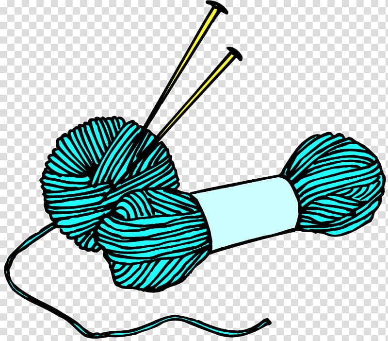 Yarn Thread, Wool, Knitting, Crochet, Knitting Needles, Hand Knitting,  Handsewing Needles, Line transparent background PNG clipart