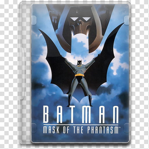 Movie Icon Mega , Batman, Mask of the Phantasm, Batman Mask of the Phantasm DVD case illustration transparent background PNG clipart