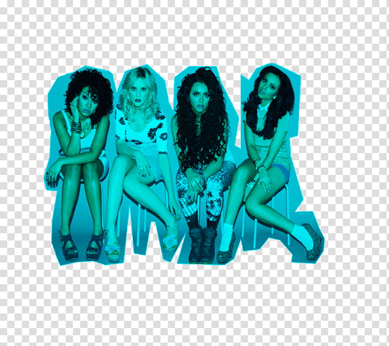 Little Mix, four women sitting chairs transparent background PNG clipart
