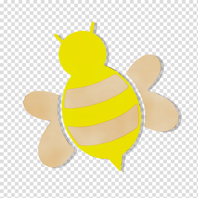 Bee, Honey Bee, Yellow, Fruit, Honeybee, Bumblebee, Membranewinged Insect, Cartoon transparent background PNG clipart