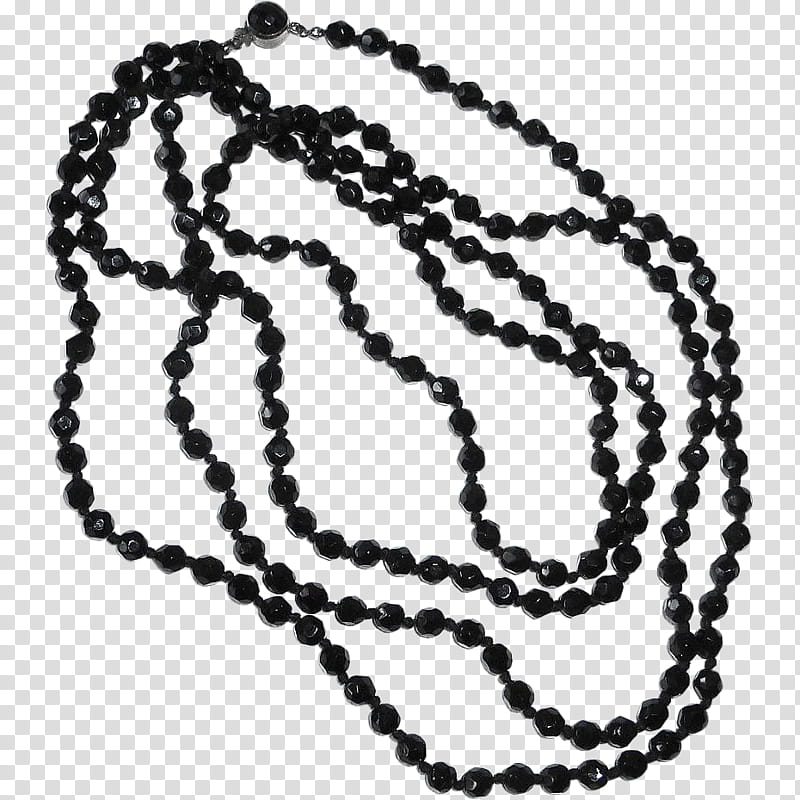Bead Jewellery, Necklace, Prayer Beads, Jet, Drawing, Feather, Chain, Facet transparent background PNG clipart