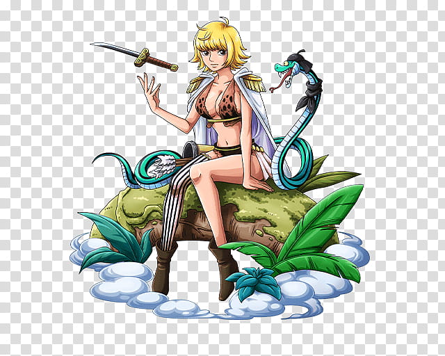 MARGUERITE OF KUJA PIRATES, One Piece character transparent background PNG clipart