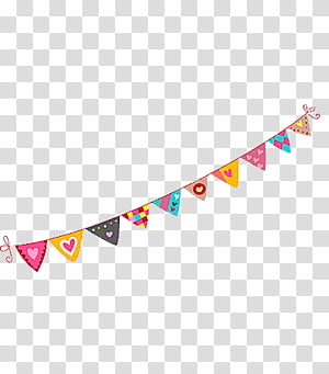 assorted-color hanging decors illustration transparent background PNG clipart thumbnail
