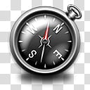 Browsers Compass Icon UD, BrowserCompass-Simple-Black, round black and red compass transparent background PNG clipart