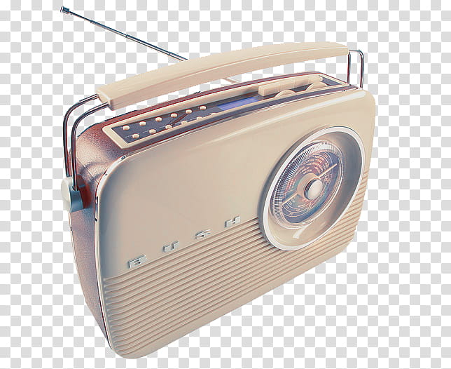 beige transistor radio illustration transparent background PNG clipart