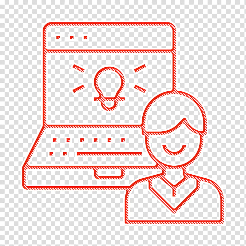 Administrator icon System icon Type of Website icon, Text, Line Art transparent background PNG clipart
