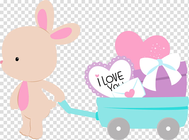 Love Background Heart, Cartoon, Drawing, Rabbit, Traxxas, Pink, Sticker, Vehicle transparent background PNG clipart