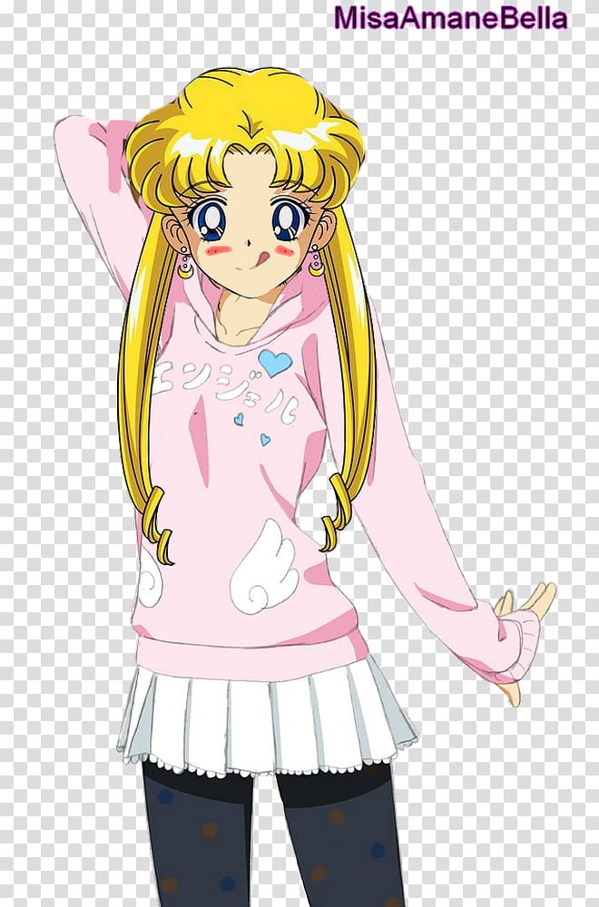 Serena Tsukino happy transparent background PNG clipart