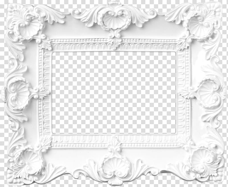 white emboss frame transparent background PNG clipart