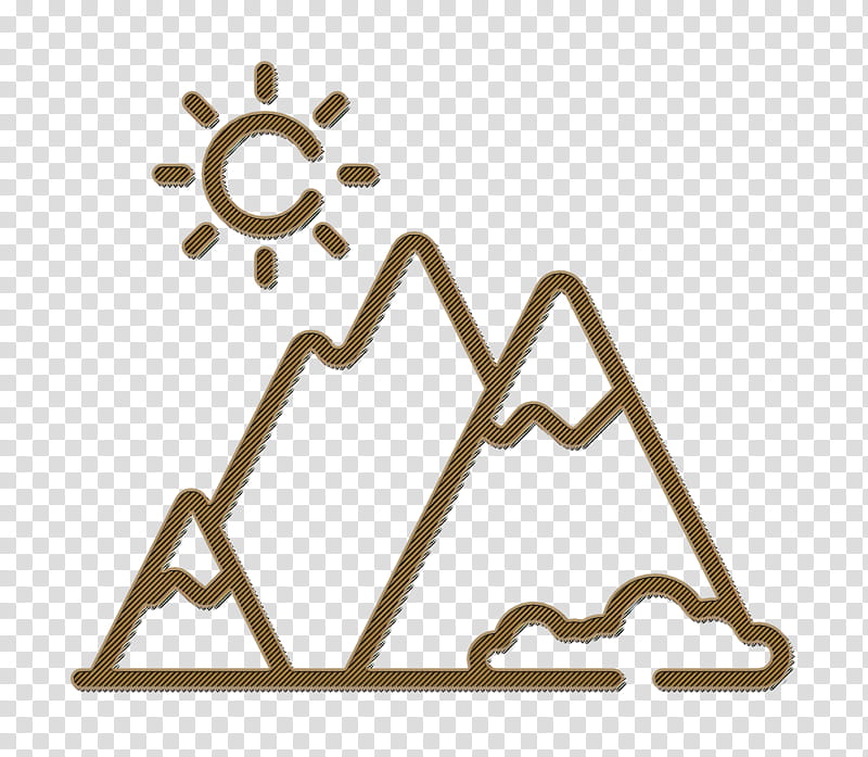 Mountain icon Camping icon, Triangle, Line, Logo transparent background PNG clipart